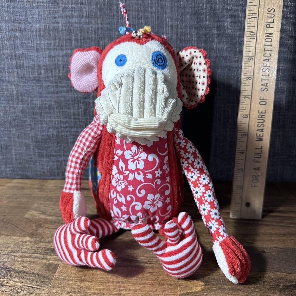 Bogos The Monkey Plush Toy By Les Deglingos